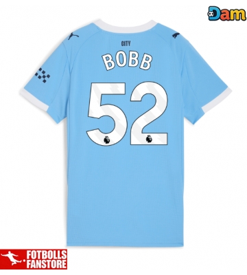 Manchester City Oscar Bobb #52 Hemmatröja Dam 2025-26 Kortärmad